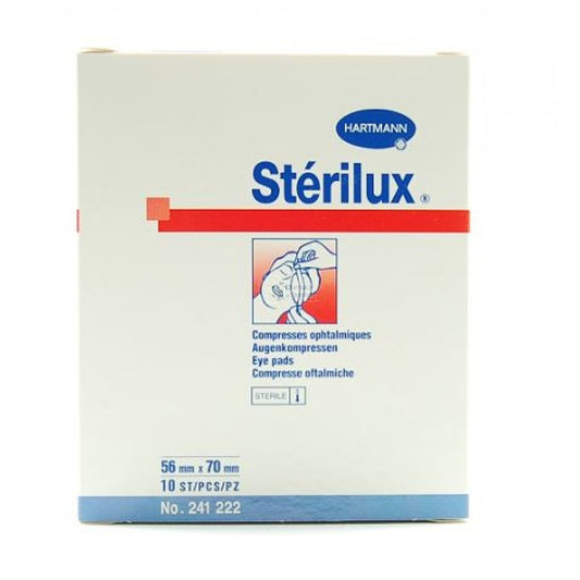 STERILUX COMPR OPHT 56*70MM A 10 2412223