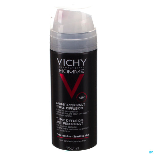 VICHY HOM DEO TRIPLE DIFF 72H AERO 150ML
