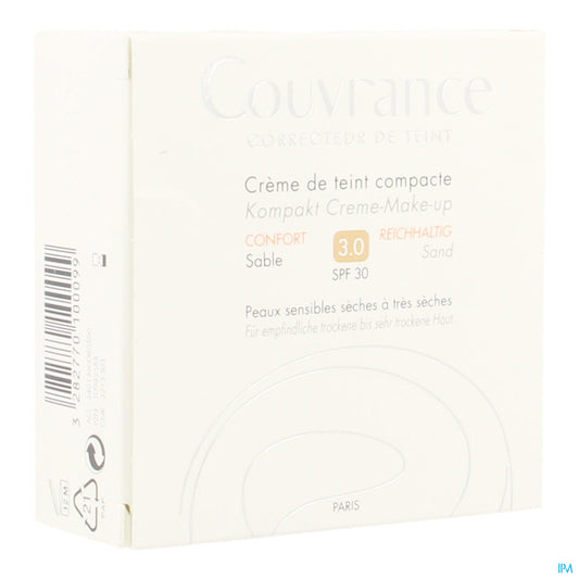 AVENE COUVR CR TEINT COMPACT CONF SABLE