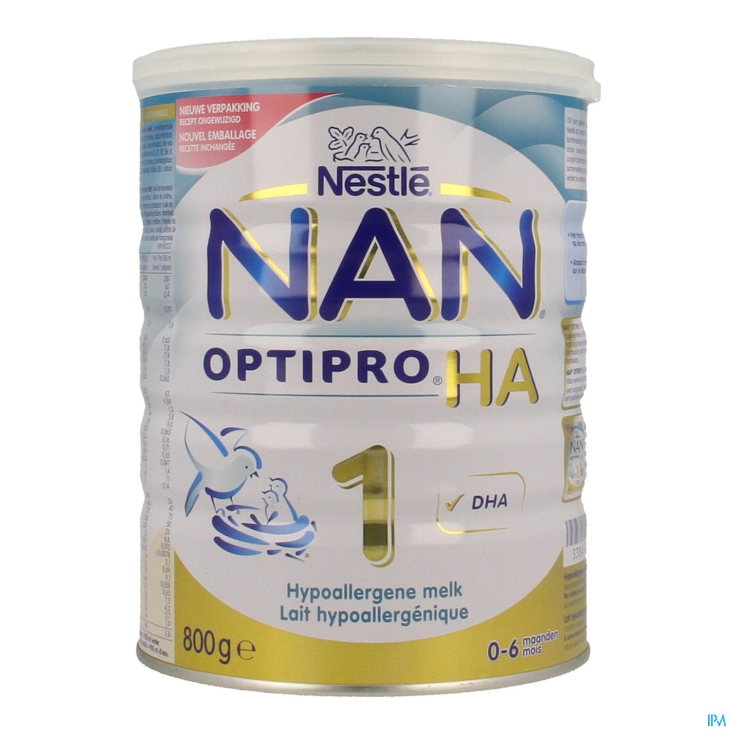 NAN OPTIPRO HA 1 LAIT 800 G