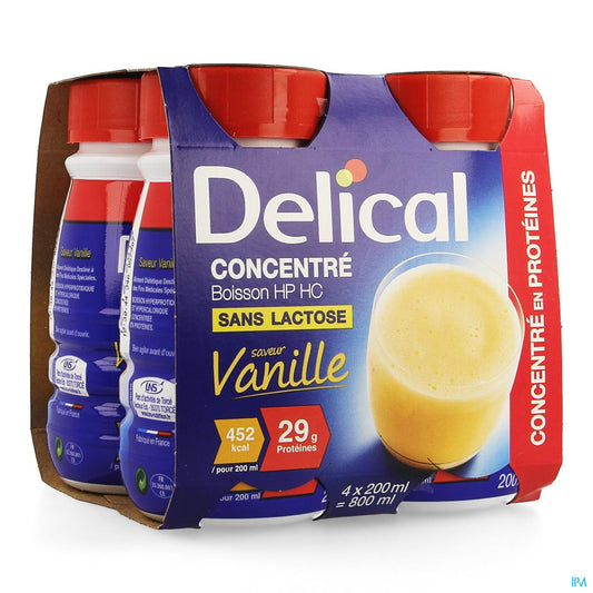 DELICAL CONCENTRE VANILLE 4*200 ML
