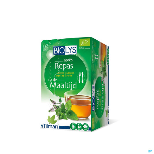 BIOLYS MELISSE MENTHE 24 SACH