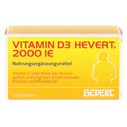VITAMIN D3 HEVERT 2000 IE 120 CPR