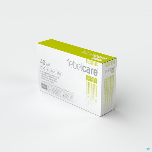 COMPR FEBELCARE STER 5*5 CM A 40