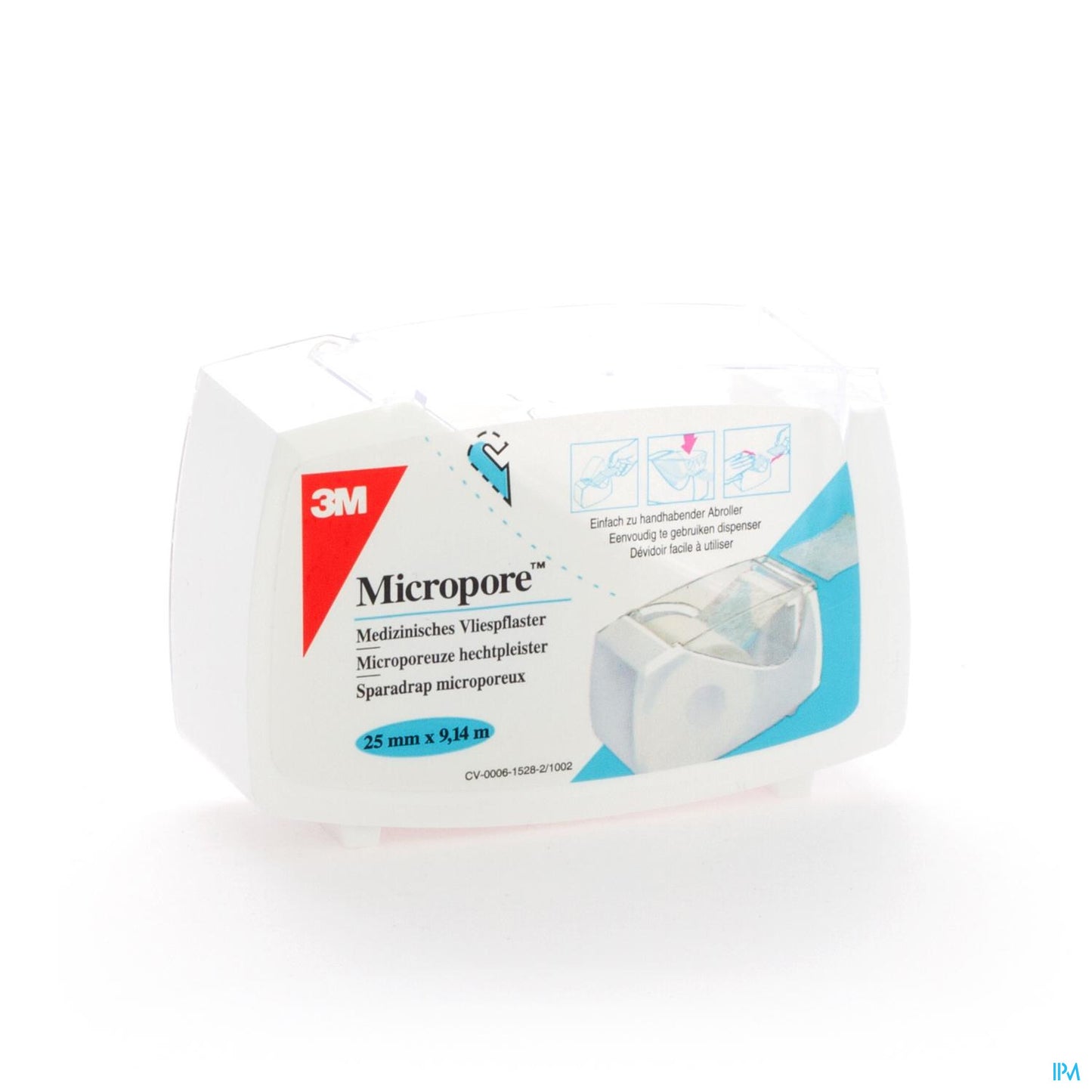 MICROPORE POREUX 25 MM * 9,15M DEVIDOIR