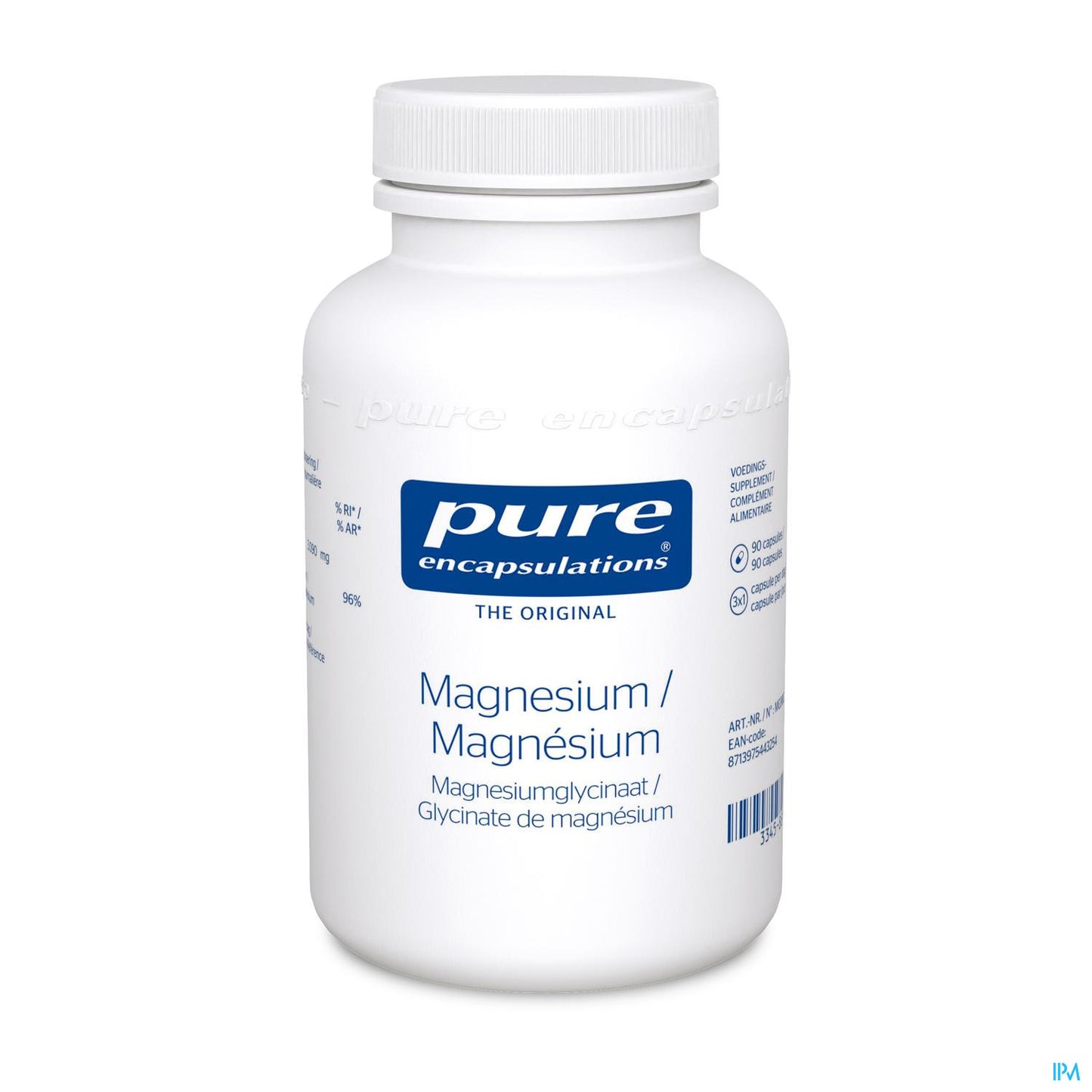 PURE ENCAPSUL MAGNE GLYCINATE 90 CAPS