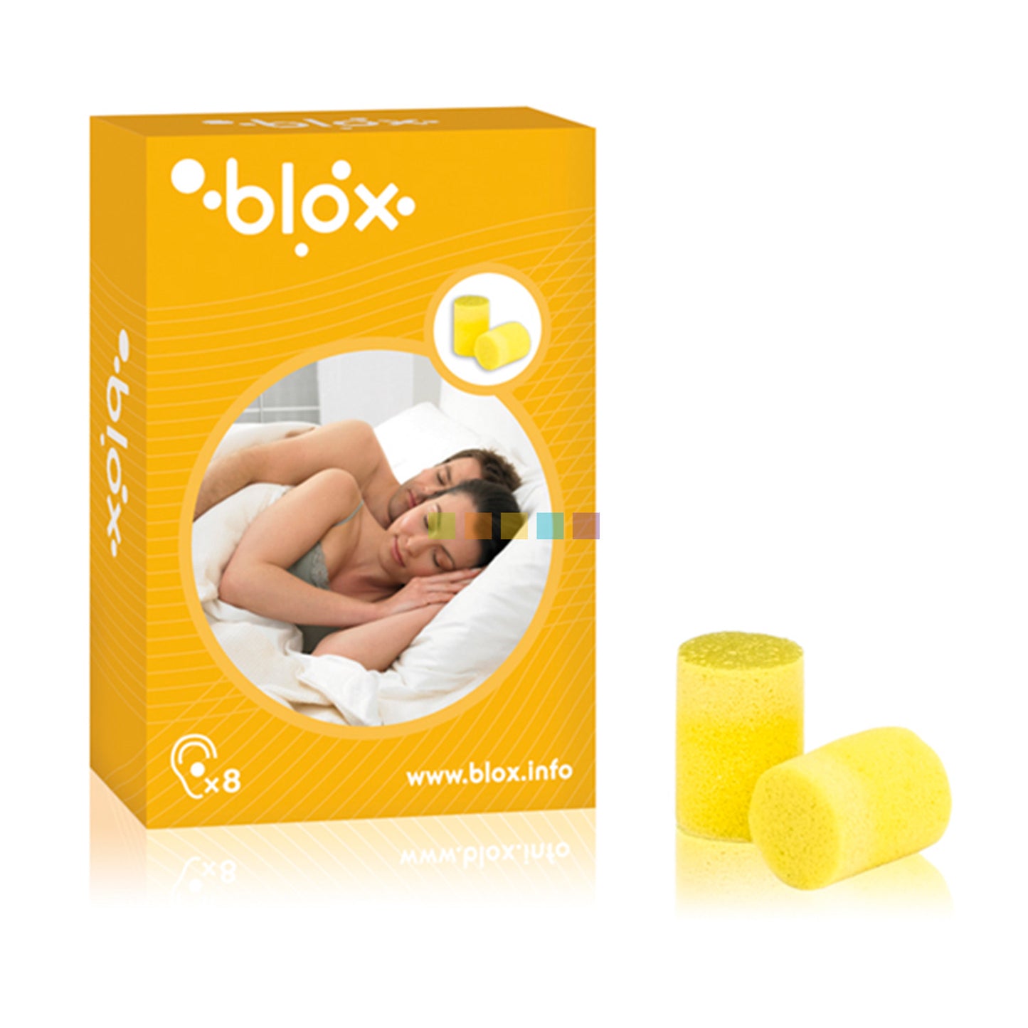 BLOX MOUSSE CYLINDRIQUE 4 PAIRES