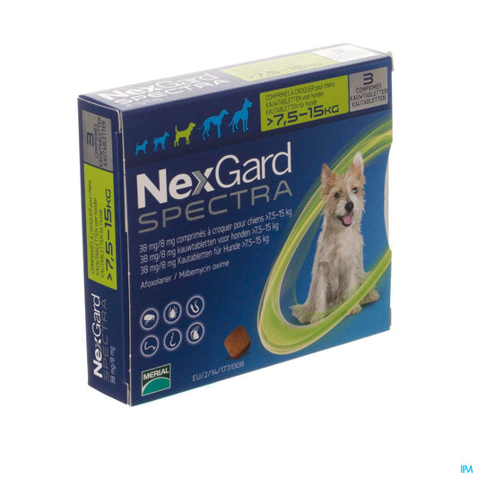 NEXGARD SPECTRA M 3 CPR A CROQUER VET