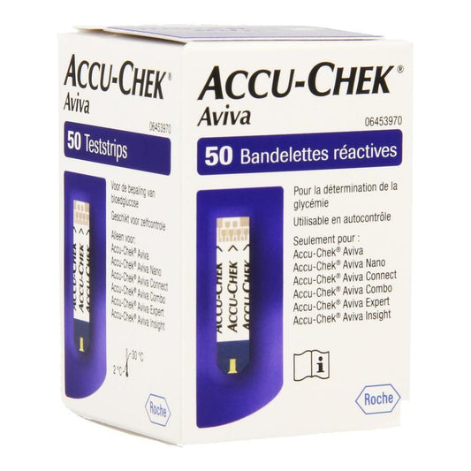 ACCUCHEK AVIVA 50 BANDELETTES A 50