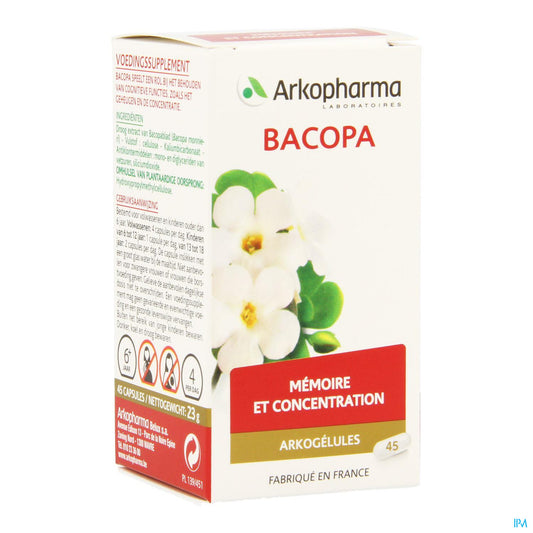 ARKOGELULES BACOPA Vegetal 45 GEL