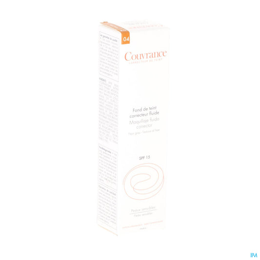 AVENE COUVR FDT FLUIDE MIEL NR 4