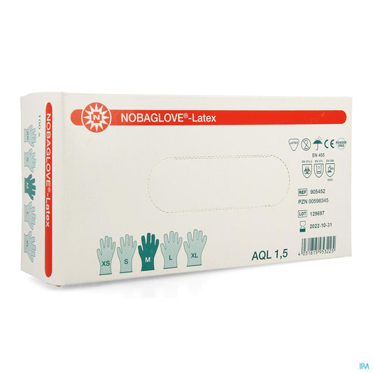 GANTS LATEX M A 100 N-PDR NOBA