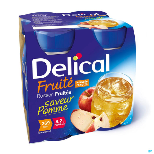 DELICAL BOISSON FRUITEE POMME 4*200 ML