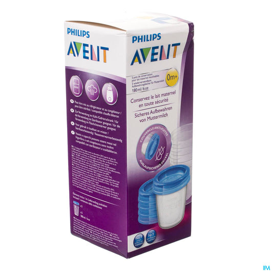 AVENT VIA NATURAL POT CONSERV 180ML A 5