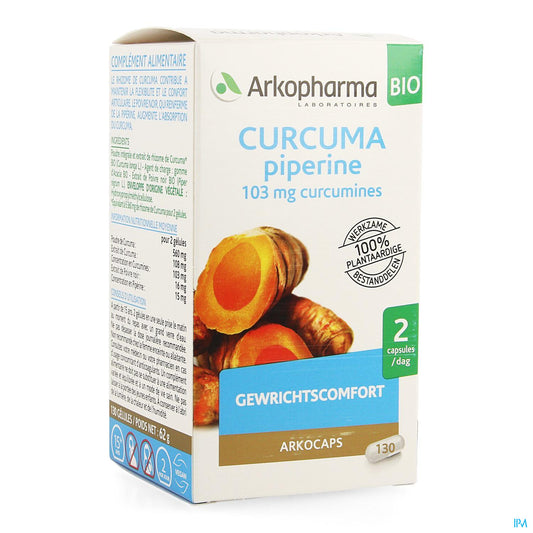 ARKOGELULES CURCUMA BIO 130 GEL