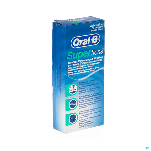 ORAL B SUPER FLOSS 50 FILS DENTAIRES