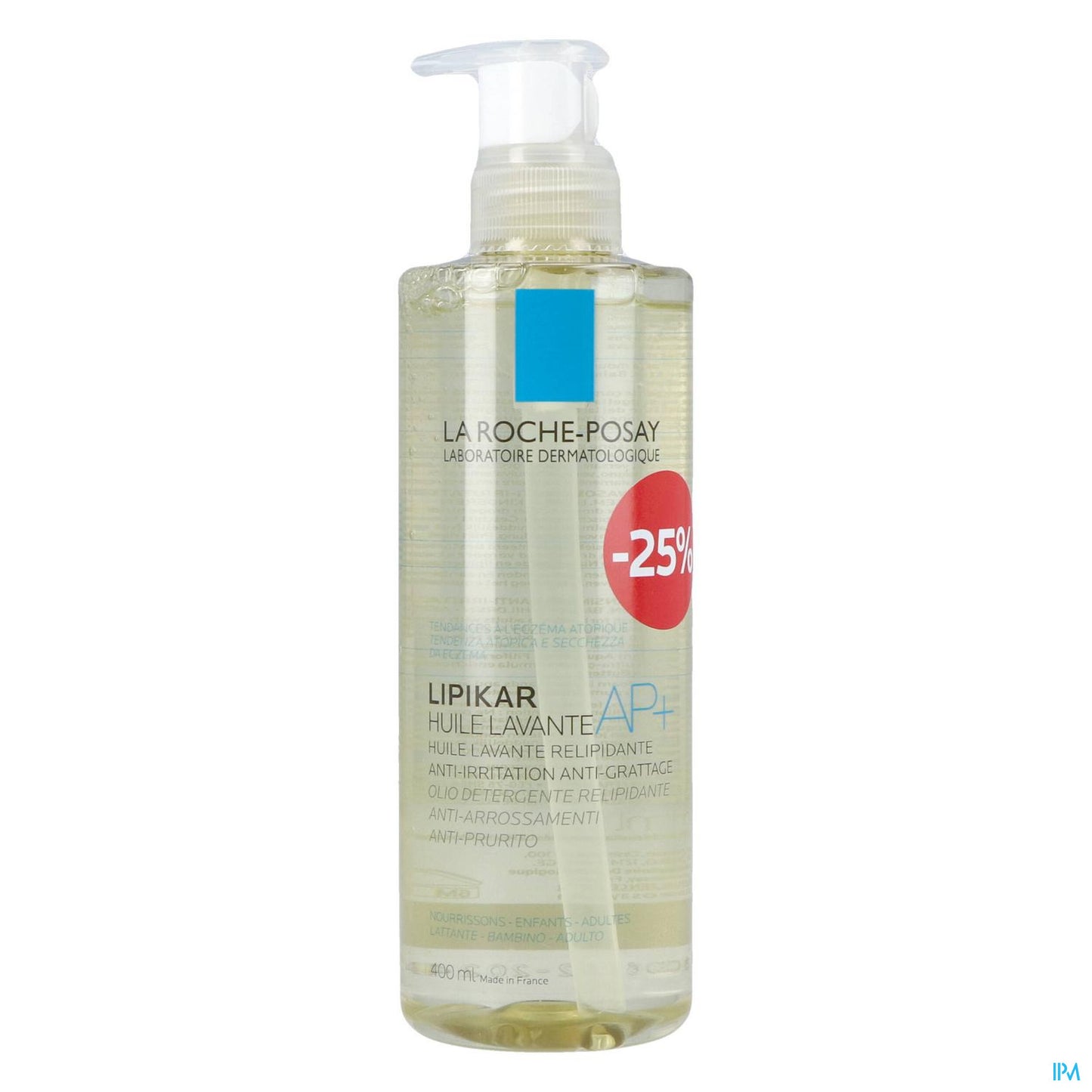 ROCHE POSAY LIPIKAR HUILE LAV AP+ 400ML PROMO