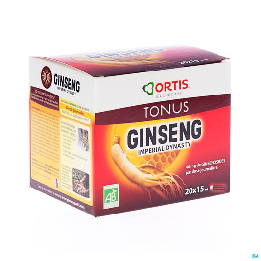 GINSENG IMPERIAL DYNASTY BIO 20*15ML ALC