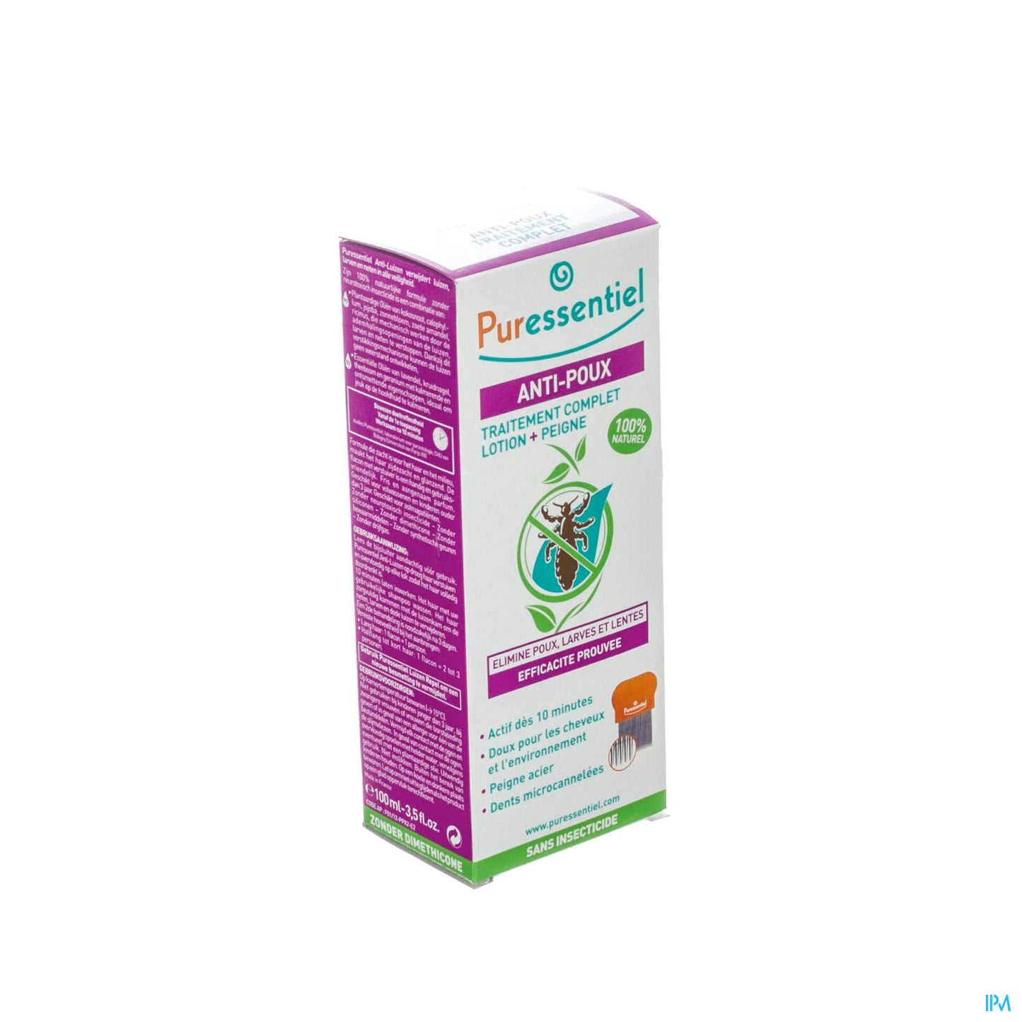 PURESSENTIEL SPRAY ANTI-POUX + PEIGNE