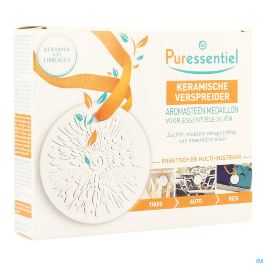 Puressentiel Diffuseur Ceramique Galet Medaillon