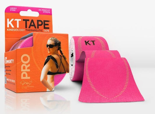 KT TAPE PRO 5M 20 PRECUT STR HERO PINK