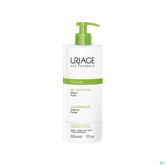 URIAGE HYSEAC GEL NETTOYANT FP 500 ML