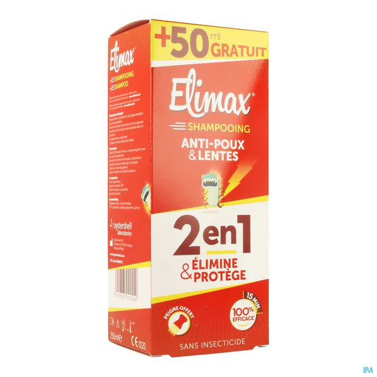 ELIMAX SHAMPOOING ANTI-POUX 250 ML