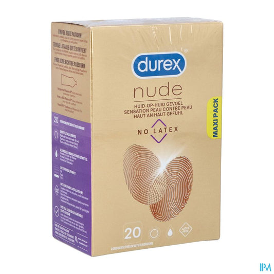 DUREX NUDE NO LATEX X20