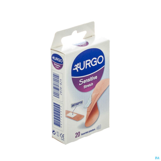 URGO SENSITIVE-STRETCH 20 PANS