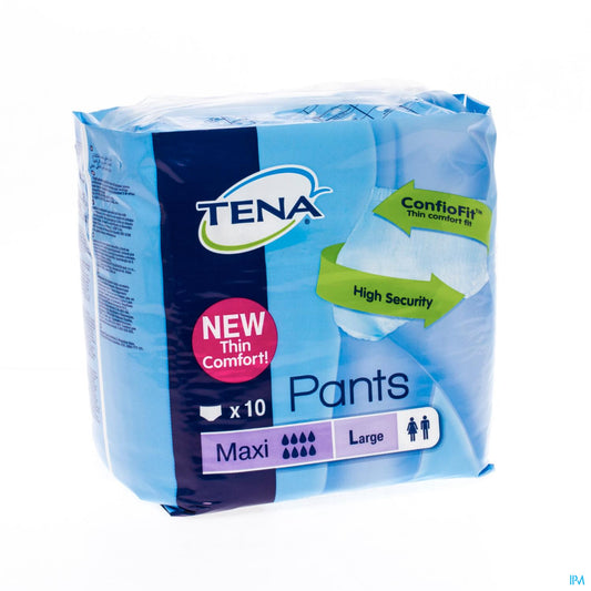 TENA PANTS MAXI CF LARGE A 10