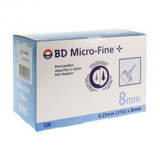 BD PEN AIG MF+THIN 31G 0,25*8MM A 100
