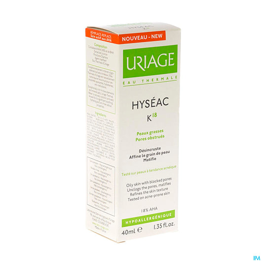 URIAGE HYSEAC K18 40 ML