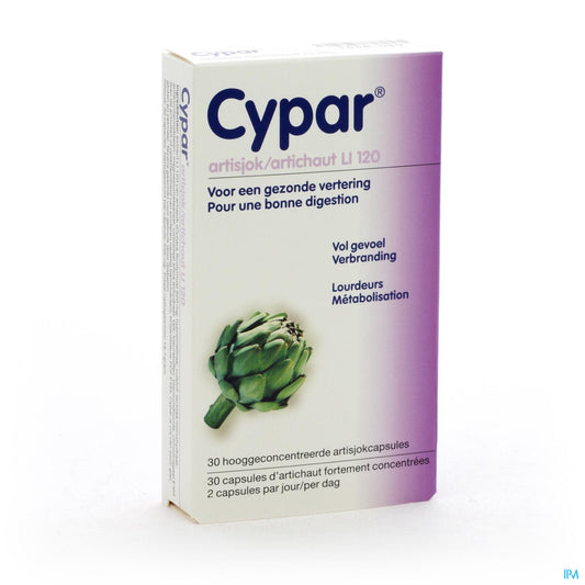 Cypar Artichaut Caps 30 X 320mg