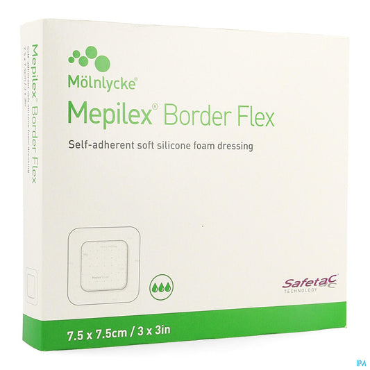 MEPILEX BORDER FLEX 7,5*7,5 CM A 5