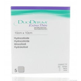 DUODERM EXTRA MINCE 10*10 CM 5 PL 187954