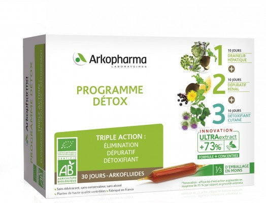 ARKOFLUIDE PROGRAMME DETOX BIO 30 AMP