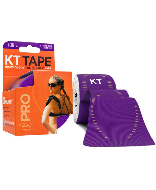 KT TAPE PRO 5M 20 PRECUT STR EPIC PURPLE
