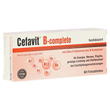 CEFAVIT B-COMPLETE 60 COMPRIMES ENROBES