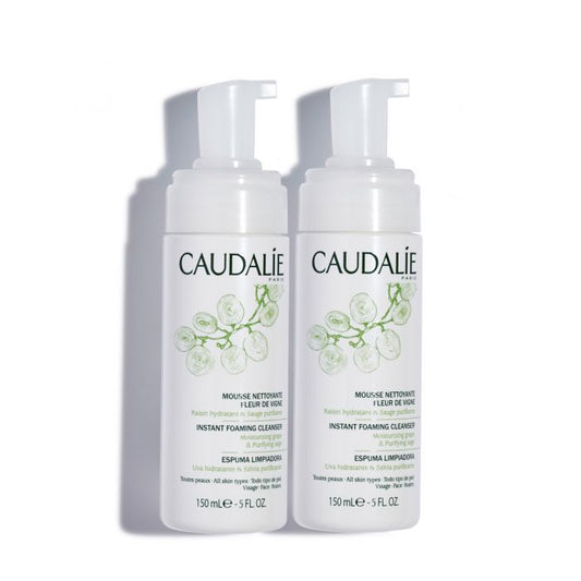 CAUDALIE DUO MOUSSE NETTOYANTE 2*150ML
