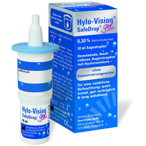 HYLO VISION SAFEDROP GEL 10 ML