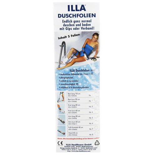 ILLA FUSS/KNOECHEL DUSCHFOLIEN 40 CM A 5