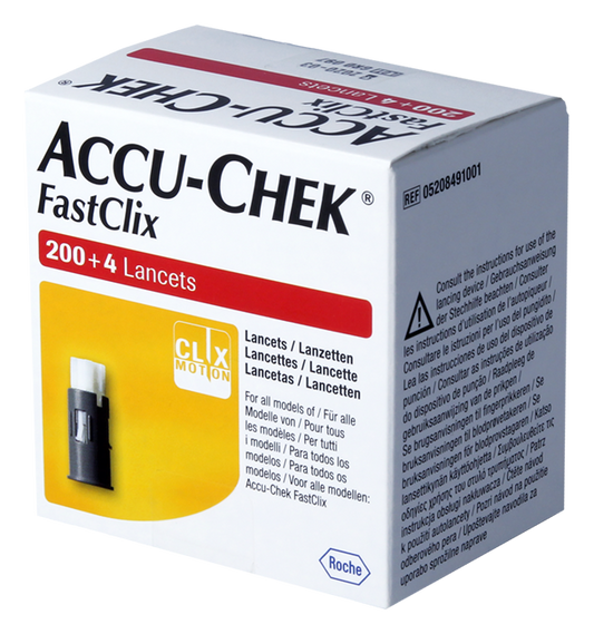 ACCUCHEK FASTCLIX 204 LANCETTES