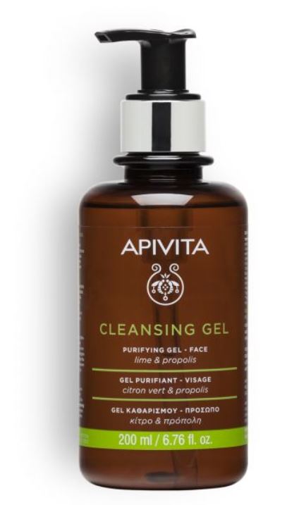 APIVITA CLEANSING GEL PURIFIANT - VISAGE 200 ML
