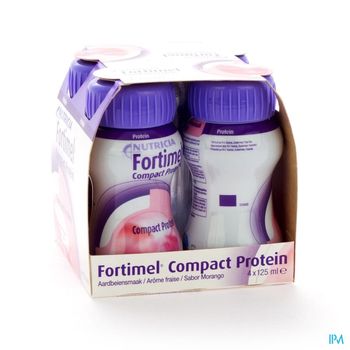 FORTIMEL COMPACT PROT FRAISE 4*125 ML