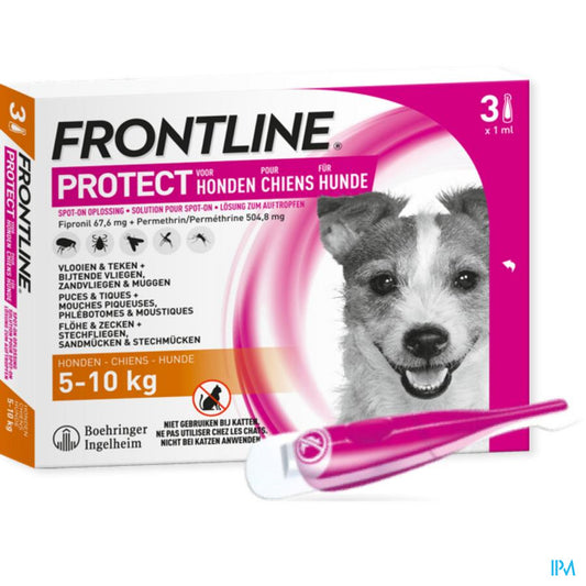 FRONTLINE PROTECT SPOT ON CHIEN S 3PIP