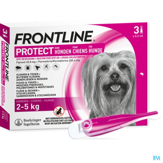 FRONTLINE PROTECT SPOT ON CHIEN XS 3PIP