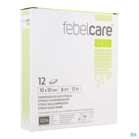 COMPR FEBELCARE STER 10*10 CM A 12