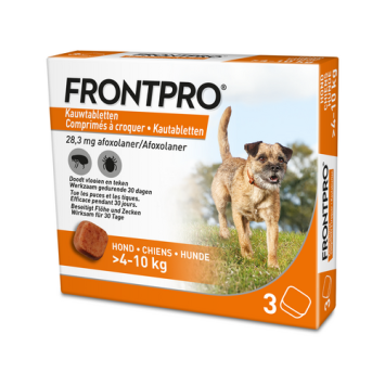 FRONTPRO CHIEN M 3 CPR A CROQUER 4-10KG
