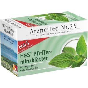 H+S THÉ À LA MENTHE POIVRÉE 20 SACH NR25