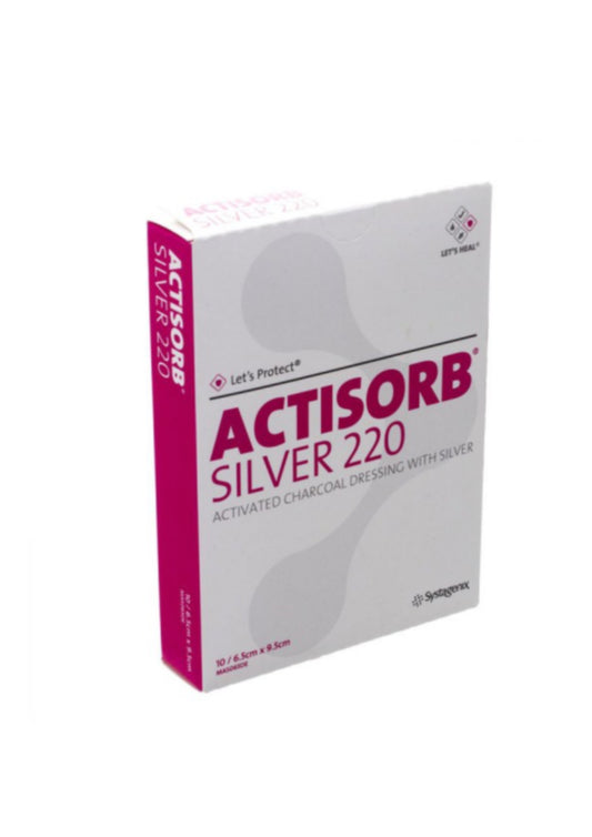 ACTISORB SILVER 220 6,5*9,5 CM A 10